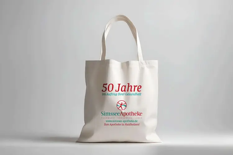 Simssee Apotheke Textildruck Einkaufstaschen